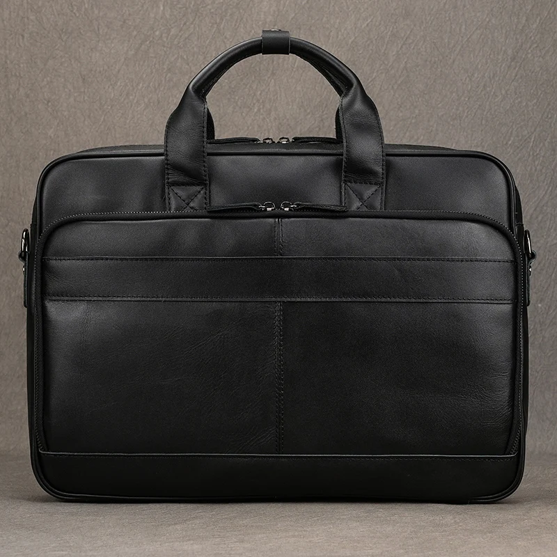 Borsa a tracolla a tracolla in vera pelle di migliore qualità Borsa per laptop da lavoro Borsa a tracolla ufficiale quotidiana da 15,6 16 17 pollici