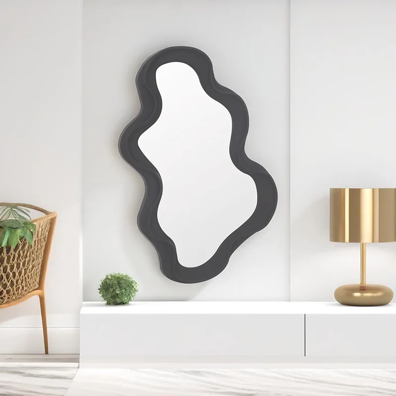 Creative Vanity Decorative Mirrors Irregular Bathroom Makeup Korean Quality Decorative Mirrors Indoor Specchio Salon Decoration