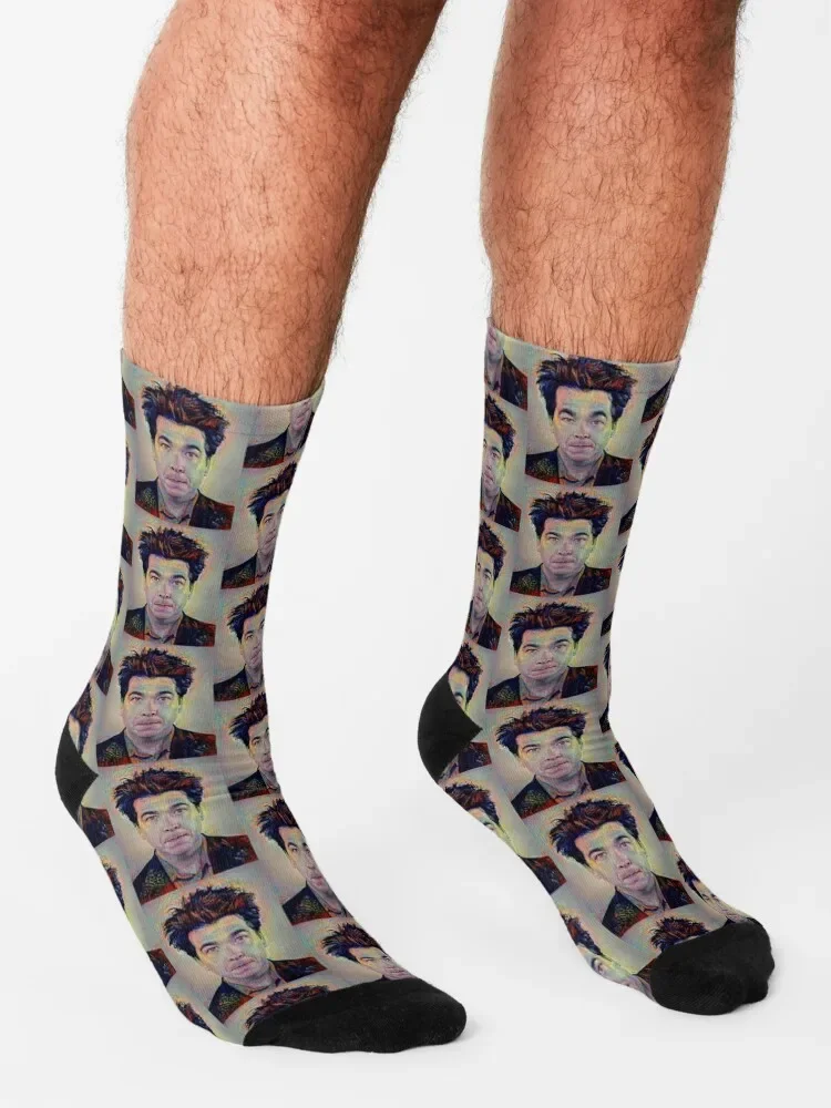 Michael McIntyre-Chaussettes courtes Happy Portrait Pop Art, Chaussettes pour enfants, Bol, Hommes