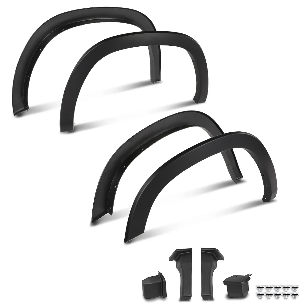 

Fender Flares Fit for Dodge Ram 1500 2019-2024, Not Fit 1500 Classic & Rebel & Trx Models 4Pcs