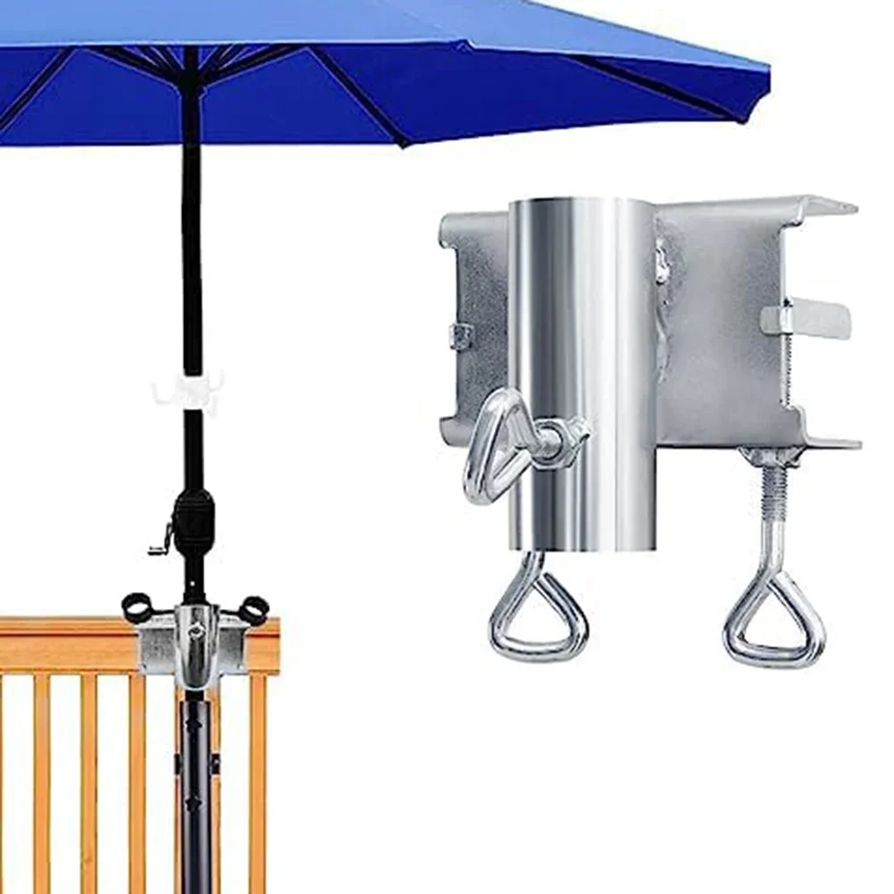 

1pc Sun Umbrella Holder Sunshade Umbrella Clip Garden Umbrella Platform Clip For Balconies Gardens Patios Tables