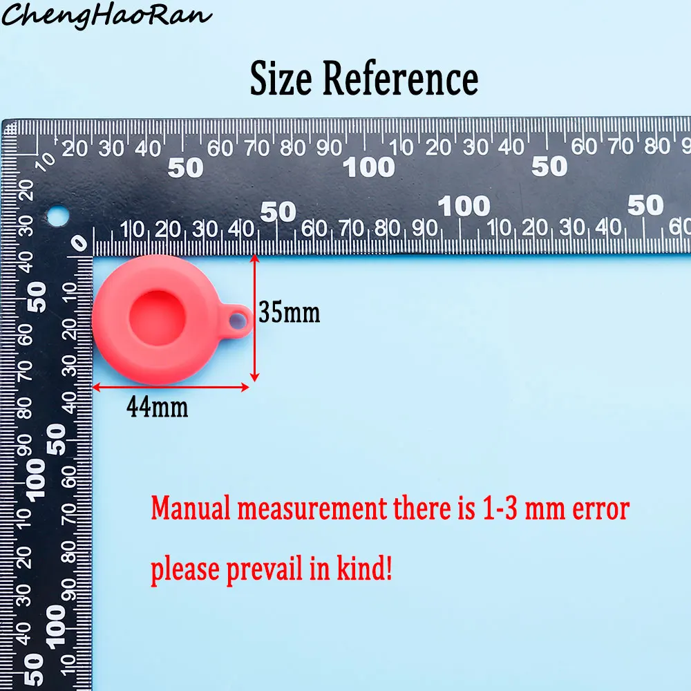 1 Pc For Airtag Silicone Anti-scratch Anti-lost Sleeve Protective Shell Cover Keychain Phone Bag Airtag Tracker Soft Cover Parts