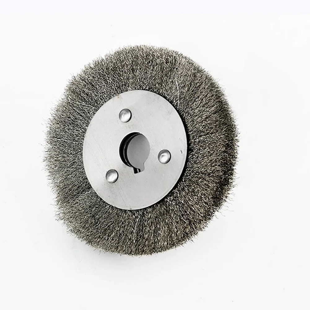 Professional Wire Wheel Brush 4/5/6inch Crimped Stainless Steel Wire Wheel Brush Grinder Abrasive Polishing