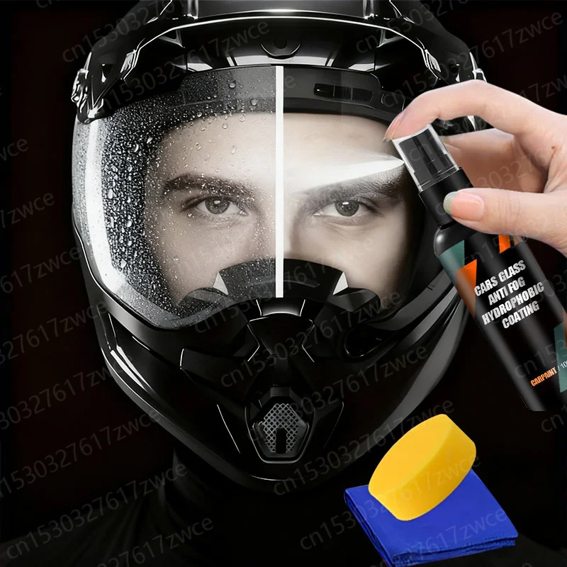 bike helmet rain glasses Cover & Bicycle Helmet Cover so it is immediately effective even in sudden rain Motorcycle Helmet Water Repellent Spray