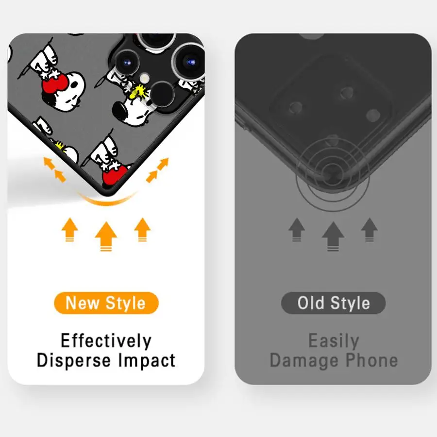 حافظة لهاتف سامسونج جالاكسي S20 S21 S22 Plus S9 S10 S23 Ultra S25 Edge S24 FE جرو كرتوني لطيف