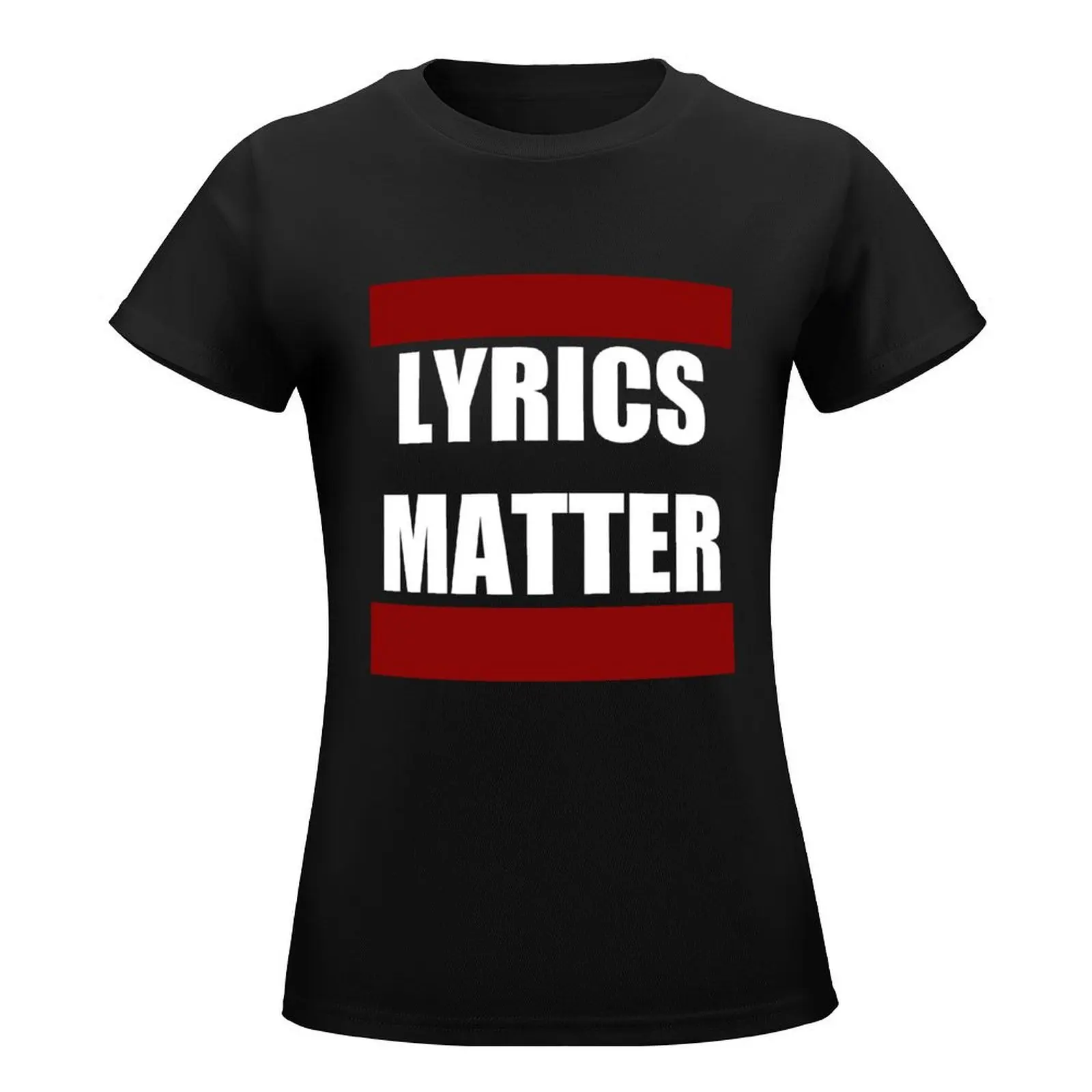 LYRICS MATTER T-Shirt animal print shirt for girls vintage clothes t-shirt dress for Women long