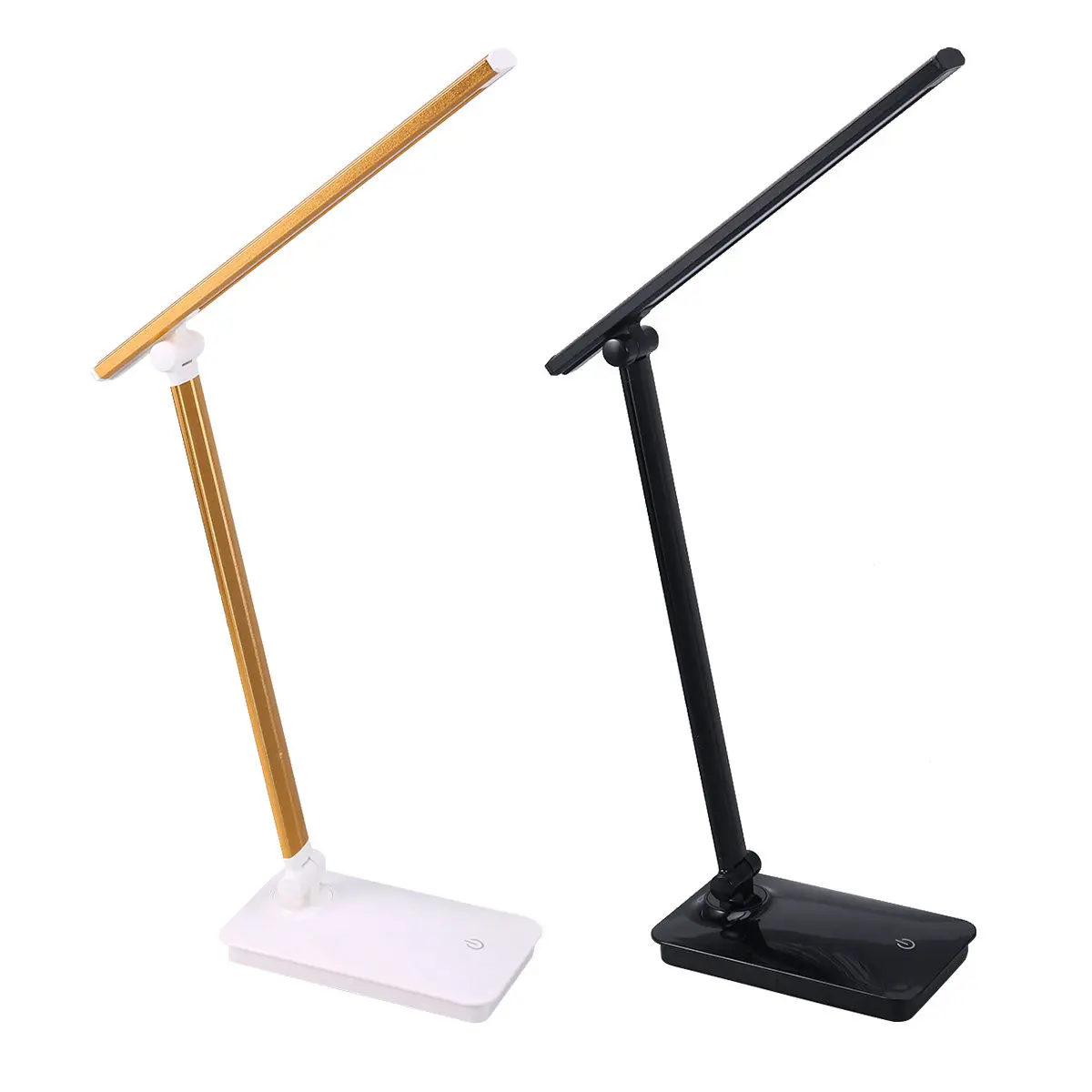 LED Touch Control Foldable Eye-Protection Desk Lamp USB Powered Adjustable 3-Level Brightness 5- Dimmable Reading
