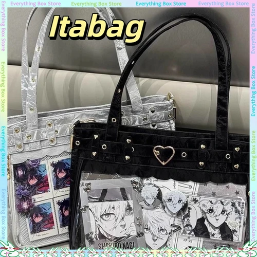 Nuevo bolso de hombro de Anime de gran capacidad de dos dimensiones, bolso de exhibición de insignia Itabag Manual DIY, bolso de hombro de productos japoneses, regalo para Amiga