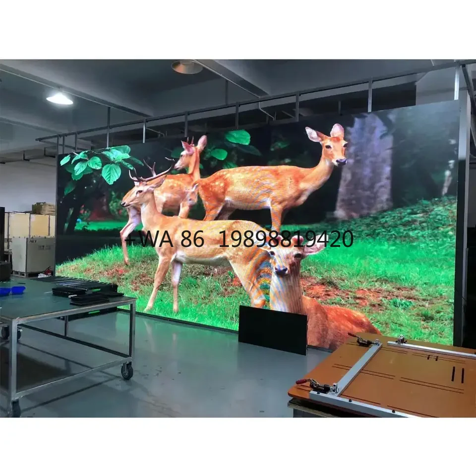 Led Screen Indoor P3.91 Indoor outdoor led screen price full color video japan led screen customize