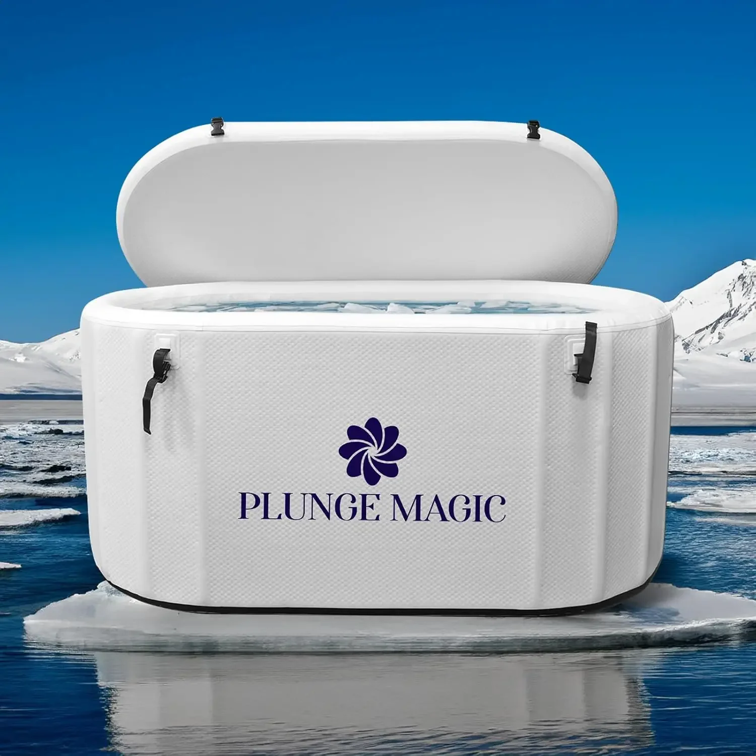 

Ultimate Cold Plunge Tub Inflatable Ice Bath Tub With Cover for Athletes Portable & XXL Size, Water Chiller Compatible