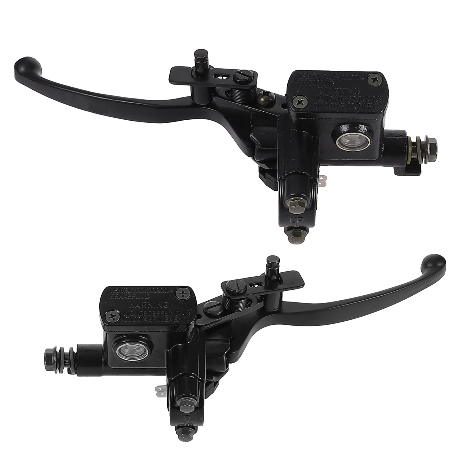 

2pcs Front Brake Lever for ATV Hydraulic Cylinder Handle Durable Corrosion Resistant Easy Install Replacement Accessories