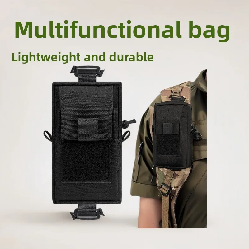 야외 전술 장비 어깨끈 액세서리 가방 다기능 스포츠 허리 가방 비상 전술 가방 휴대폰 가방