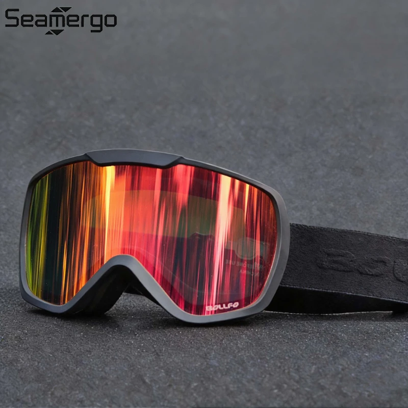 

Очки SEAMERGO для взрослых, двухслойные, с защитой от запотевания, для катания на лыжах, пеших прогулок и велоспорта, с УФ-защитой, для близоруких (Kaka)