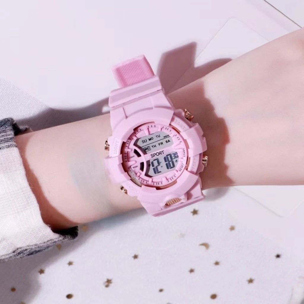 New fashionable children's electronic watch, teenagers' couple fashion sports watch, multi-function watch