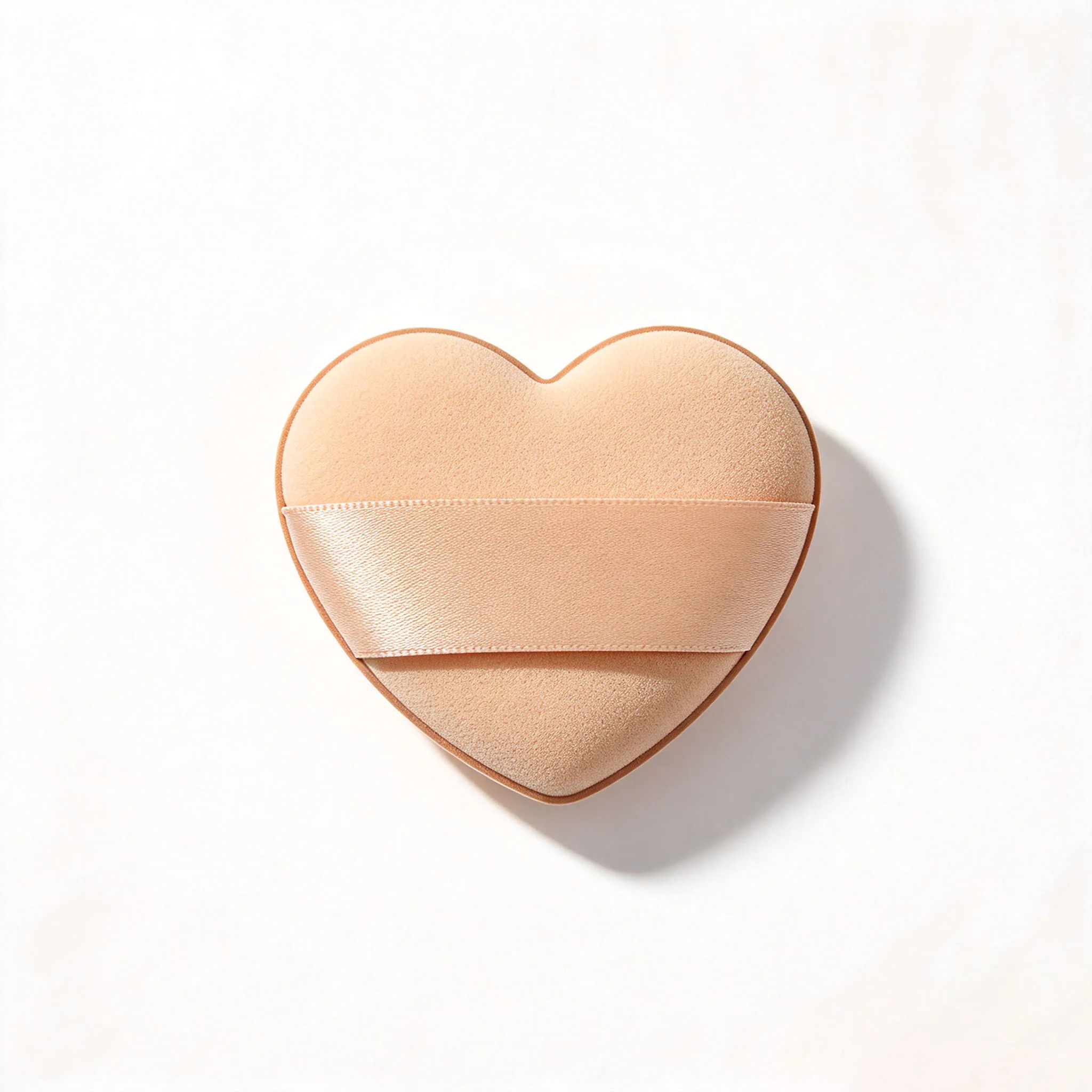 Heart Shaped Makeup Puff Fingertip Mini Foundation Sponge Soft Velvet Bouncy Wet Dry Concealer Blending 1/2/3/5 PCS