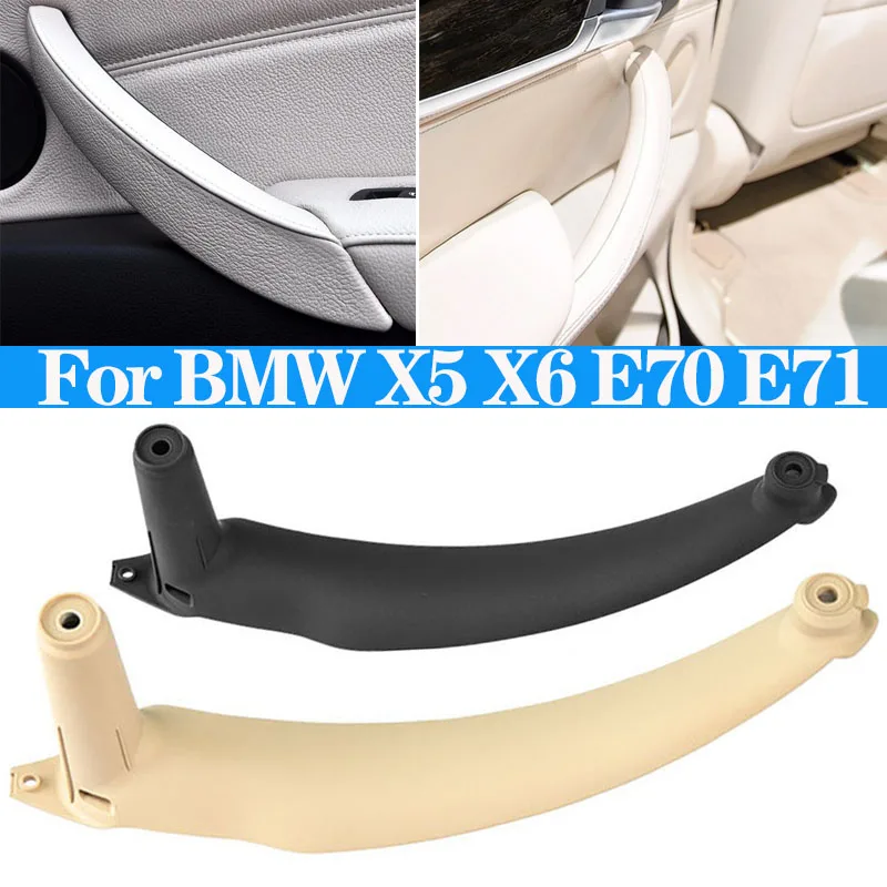 For BMW X5 X6 E70 E71 E72 2007-2013 Car Interior Left Right Door Pull Handle Inside Cover Panel Trim Armrest Replacement Bracket