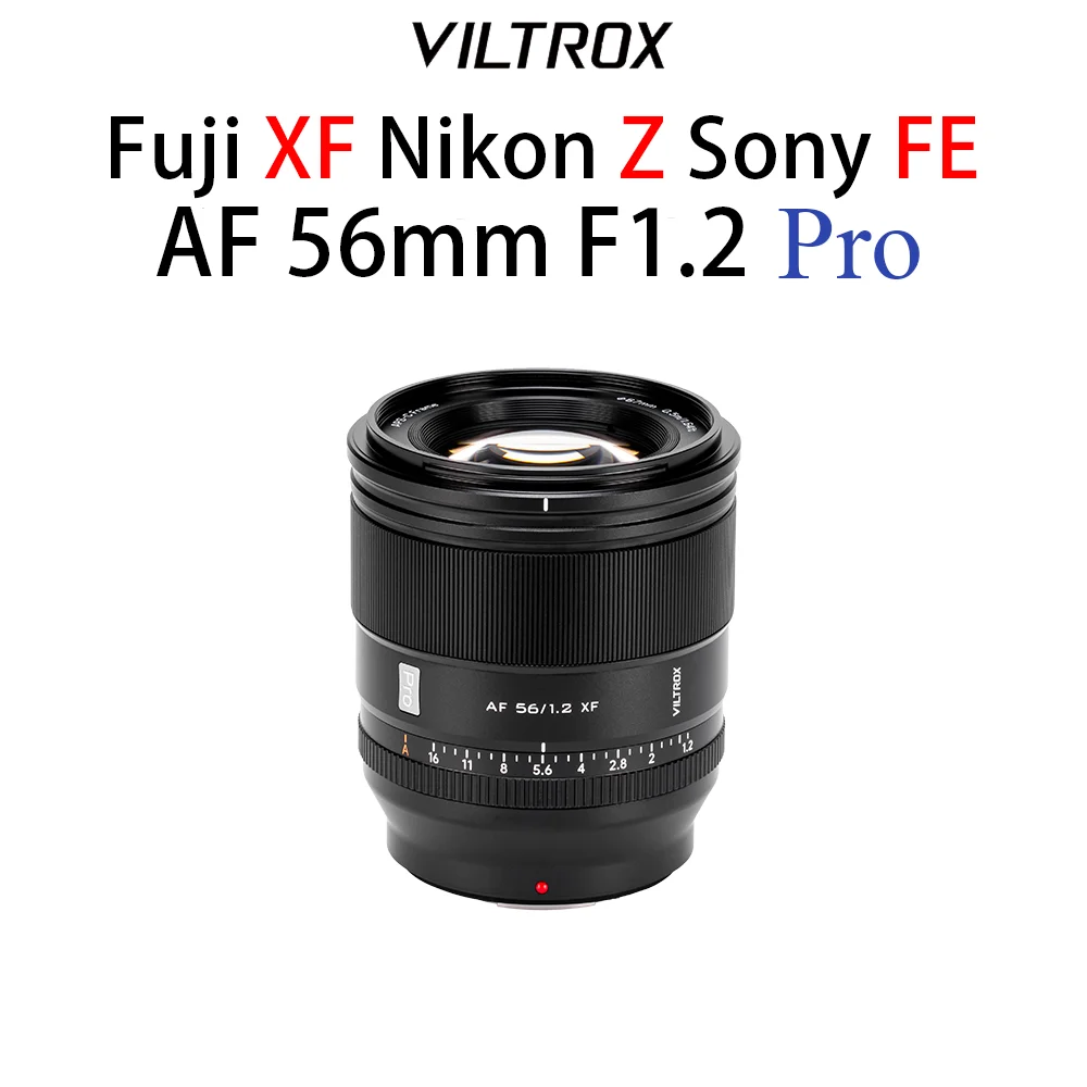 

Viltrox 56 мм F1.2 PRO APS-C объектив с автофокусом и большой диафрагмой для портретных камер Sony E ZV-E10 Fuji X Mount XT30II X-T200