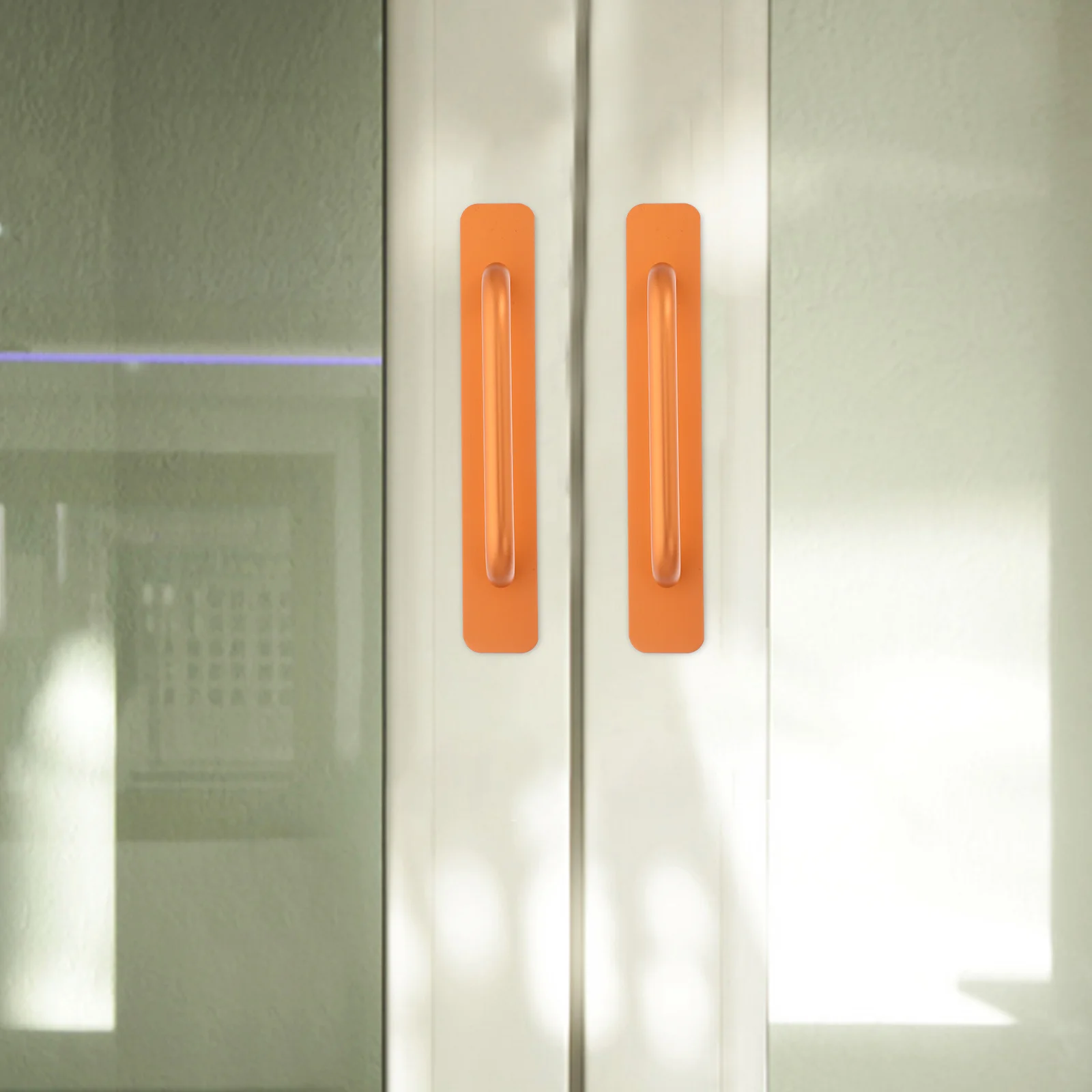 

4pcs Aluminum Alloy Pulls 15Cm Self Adhesive Door Handle No Drill For Kitchen Cabinet Bathroom Closet Sliding Window Drawer