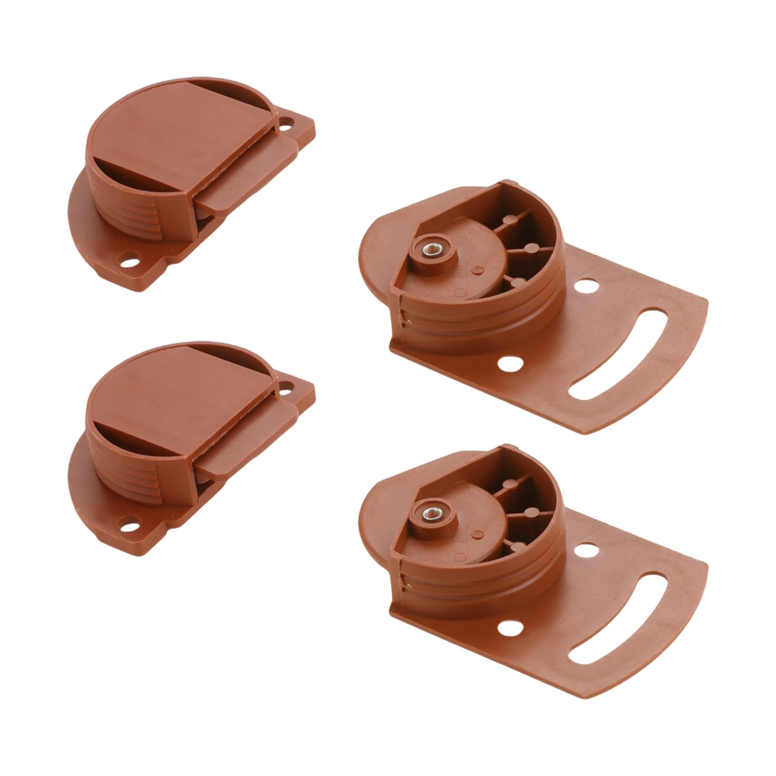 Plastic 2 Sets Furniture Cabinet Wardrobe Sliding Door Roller Guide Wheels Pulley Casters Quiet & Smooth Operation Comes in Set