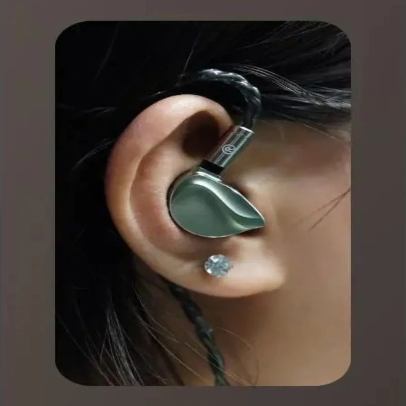 For BQEYZ Winter 2 Hybrid IEMs, Dynamic + Bone Conduction HiFi Wired Earphones with Detachable 2-Pin Cable