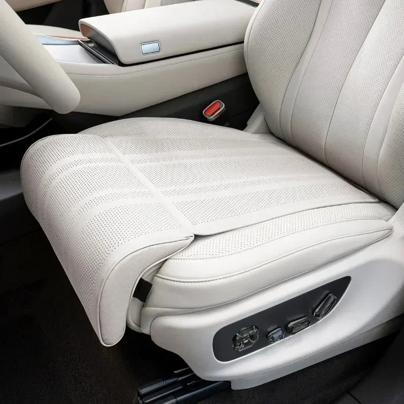 Car Seat Cushion with Leg Support Universal Protection Cover For Sedan with Extension Leg Rest Padding Relieve Fatigue