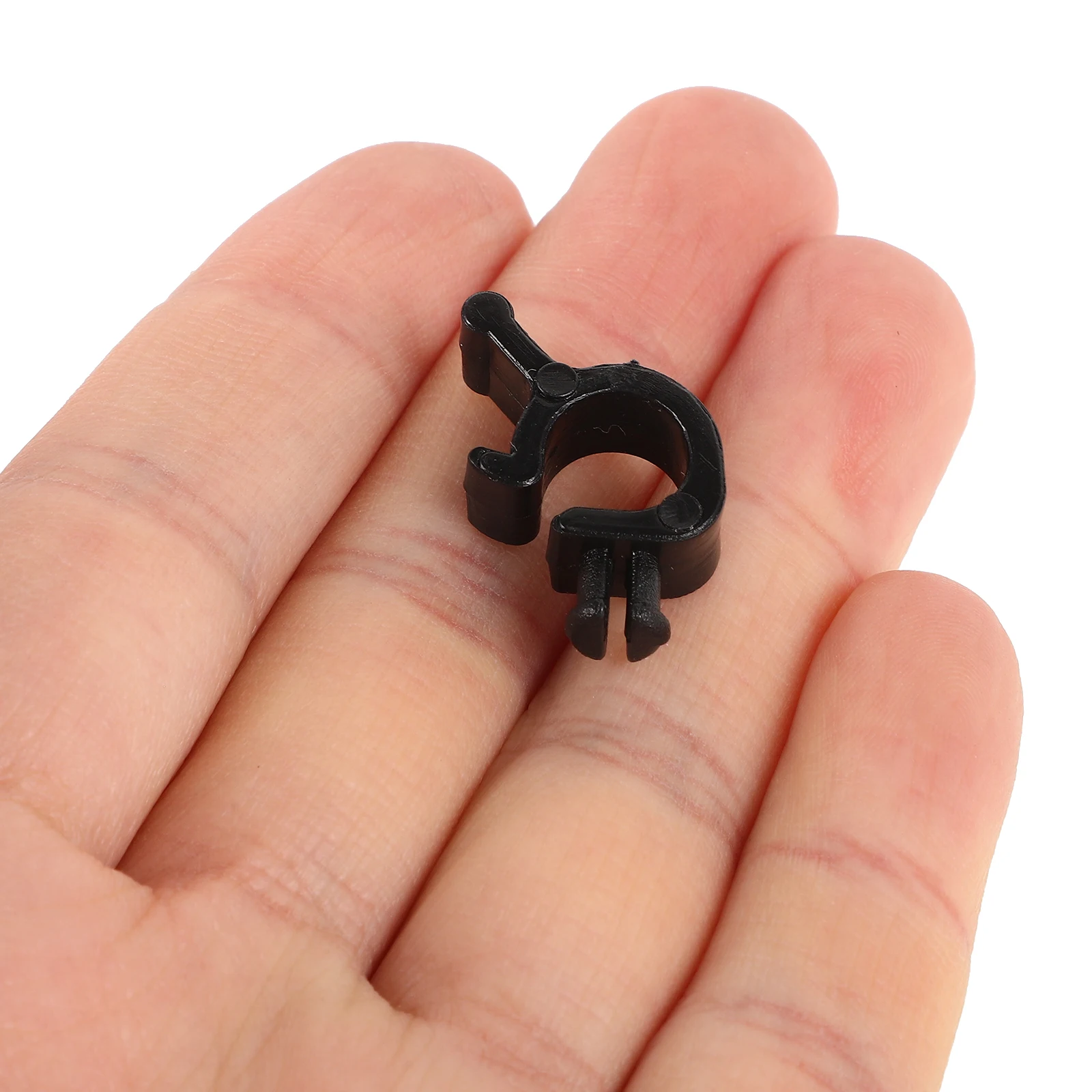 

10pcs Miner Hat Clip Wire Holder Light Cable Buckle For Hard Hat Headlamp Flashlight Cord Workers Cap Light Mount