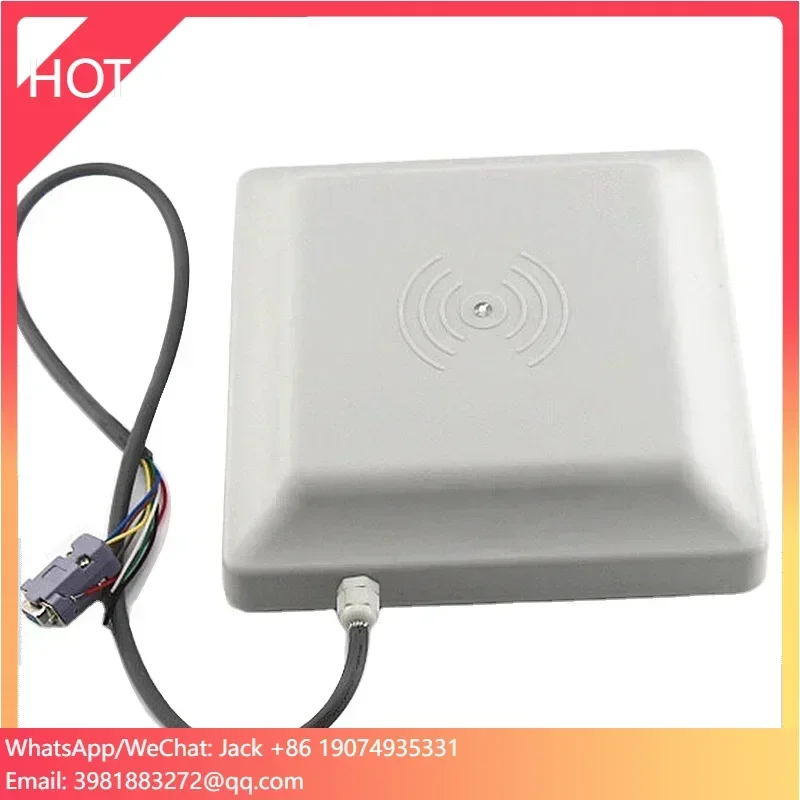 Wiegand Long Range Rfid Reader Writer 5m Uhf Antenna Access Control Card Reader