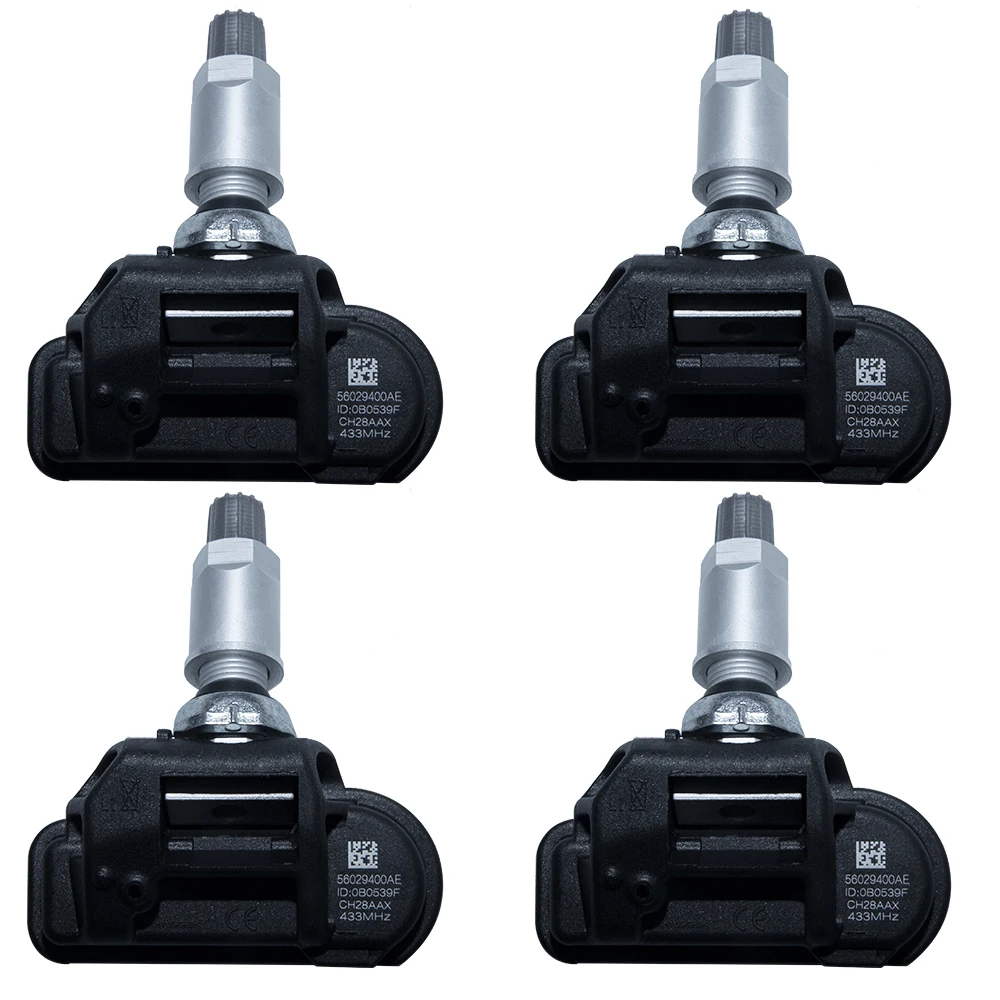 4pcs Tire Pressure Sensors  56029400AE Fit For Dodge Challenger Charger 2008 2009 2010 2011 2012 2013 2014 2015 2016