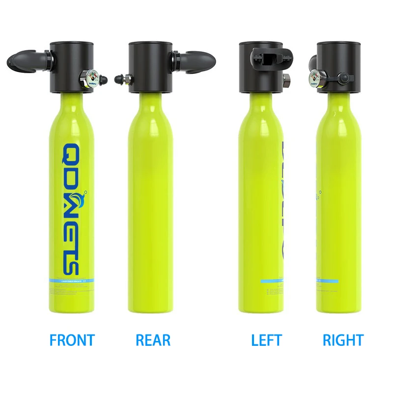 QDWETS Scuba Diving Equipment Set Diving Snorkel Air Snorkeling Equipment Mini Snorkel Scuba Tank Air Cylinder Outdoor Oxygen