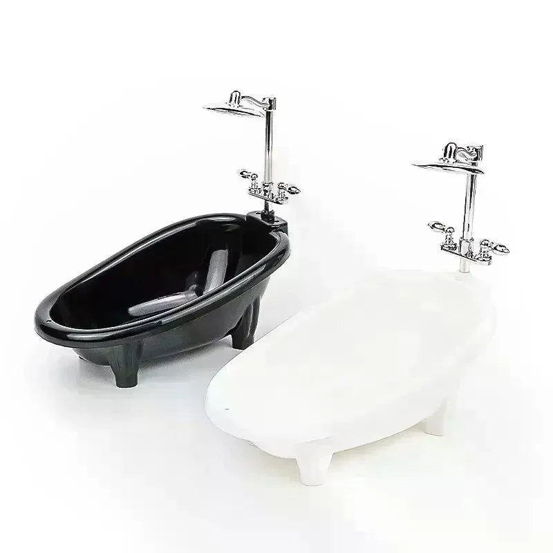 /TPz/Reptile Bathtub Burr Free Safe Edges Realistic Faucet For Leopard Gecko Bearded Dragon Small Terrariums Mini