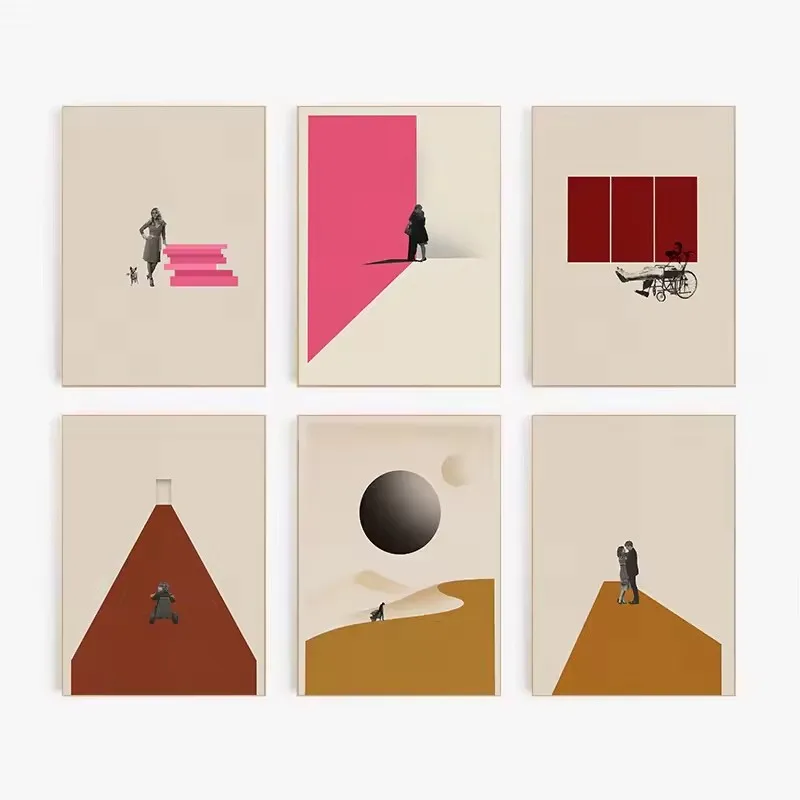 Minimalist Art Poster Canvas Printing Color Fashion Trend House Home Furnishings Decoration Aesthetics Natural Wall Canvas Gi