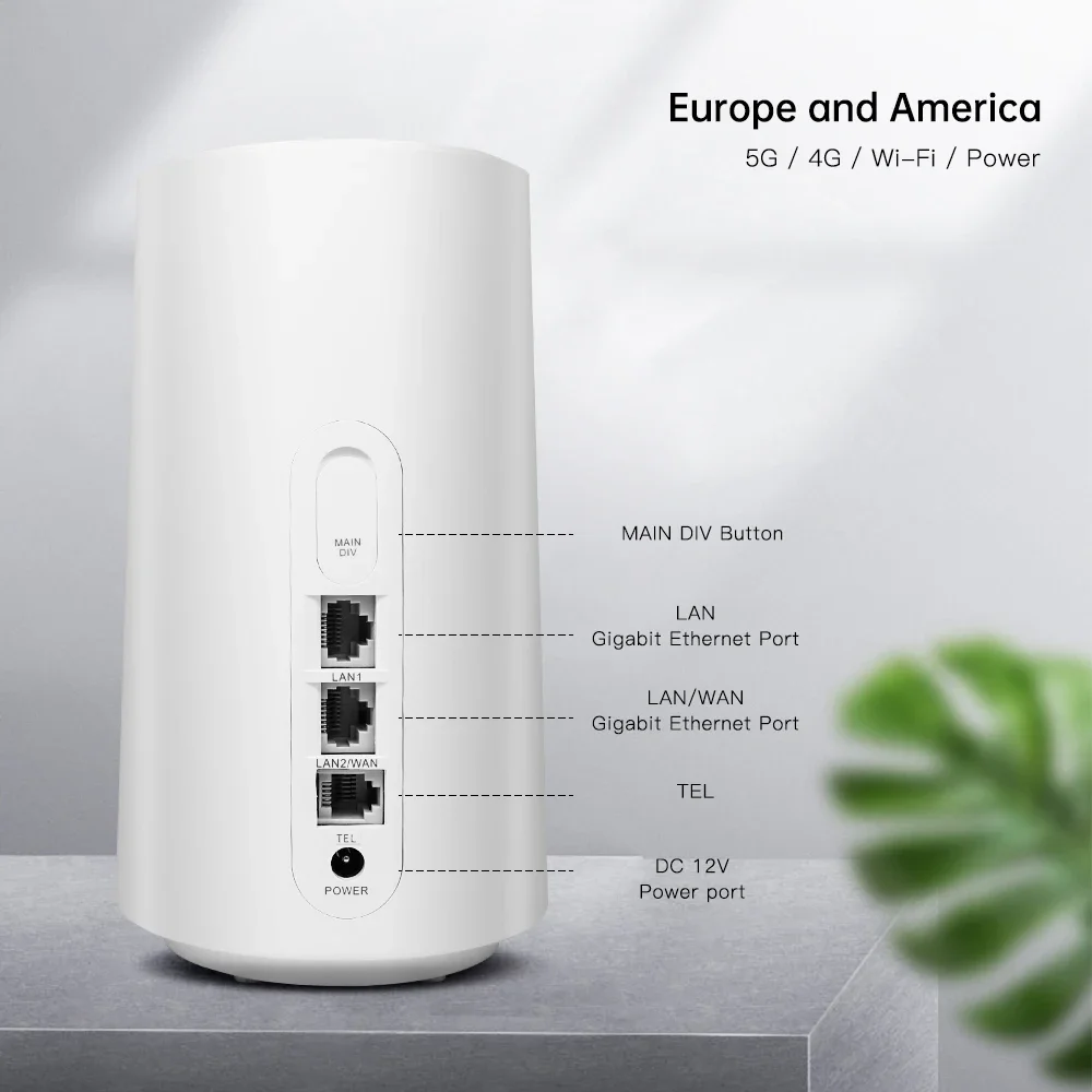 EDUP جيجابت واي فاي 6 AX1800 واي فاي راوتر لاسلكي 4G LTE CPE مودم 5G راوتر مع فتحة لبطاقة Sim