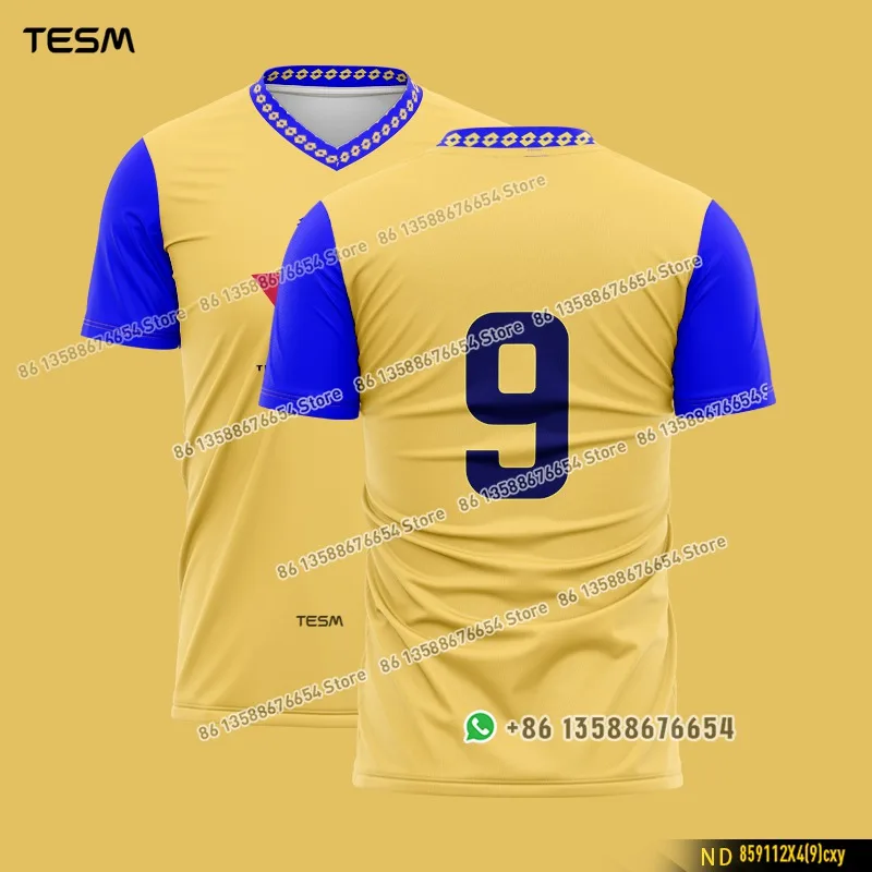 Tesm Men Breathable Printed Short-Sleeve Sports T-shirt - Multi-Training Jersey-Inspired Fan Couple Parent-Child Party-Style Top