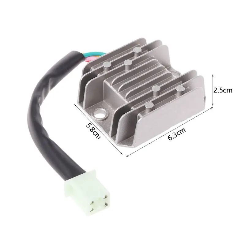 4 Wires Voltage Regulator Rectifier with ATV GY6 50 150cc Motorcycle Scooter Moped Dirt Pit Bike High Quality Drop Shipping