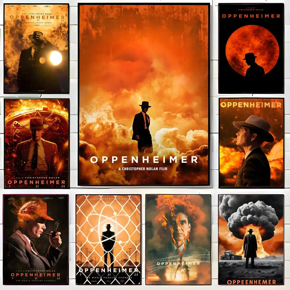 intense movie O-Oppenheimer Poster Wall Art Print Decorative Mural Home Decor Gift Unframed