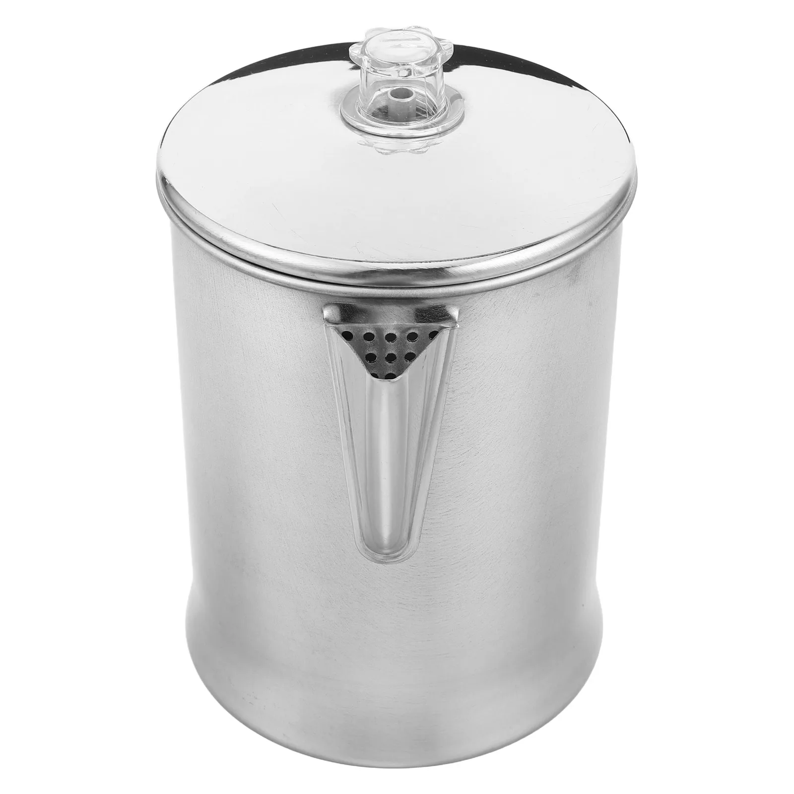 Cafetera de aluminio de 1,8l para acampar, té portátil para exteriores, agua caliente para senderismo, mochilero, Picnic, ligero y rápido