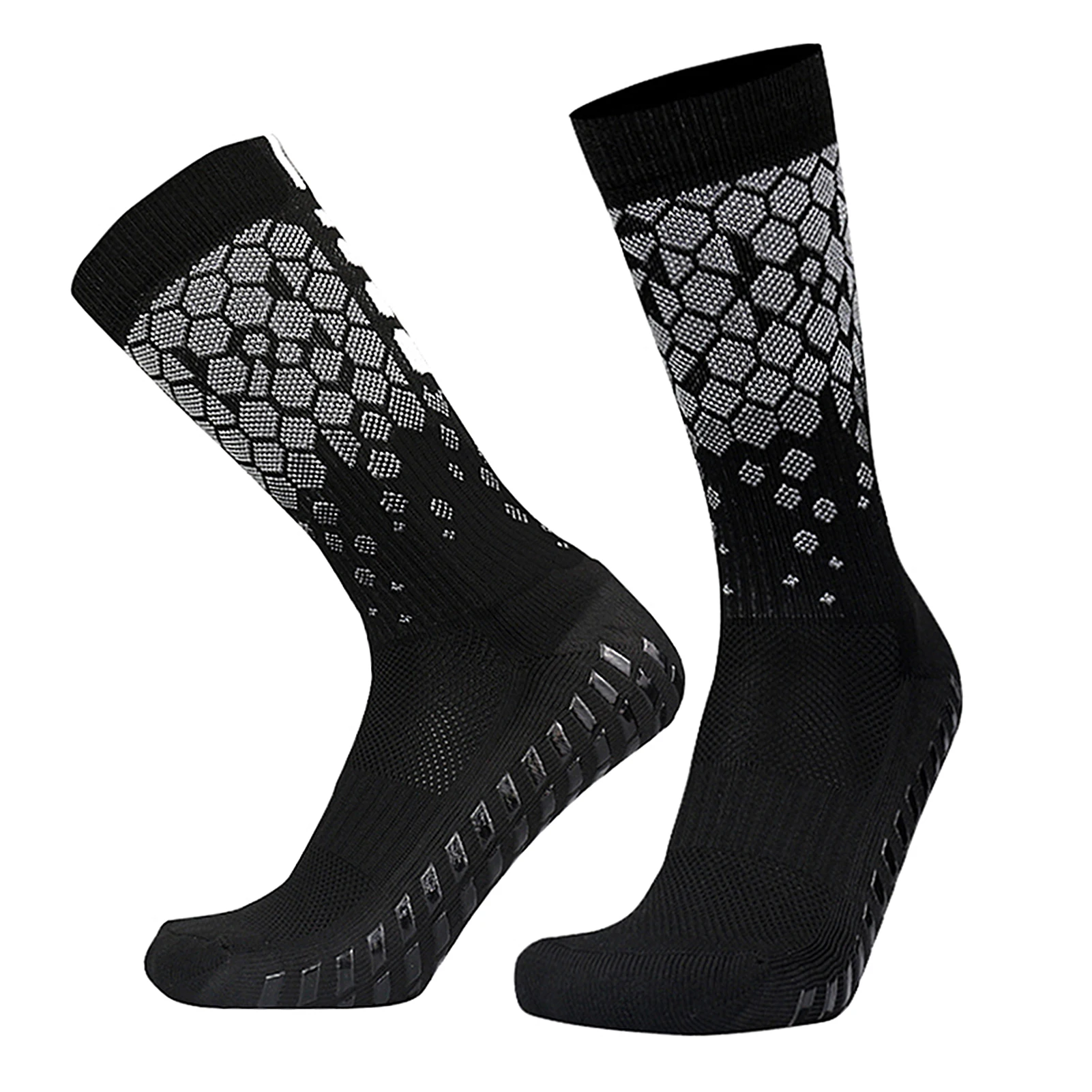 Anti-slip Soccer Socks for Men and Women Breathable Athletic Socks with Grippers for Yoga Football Gym anti-slip soccer socks