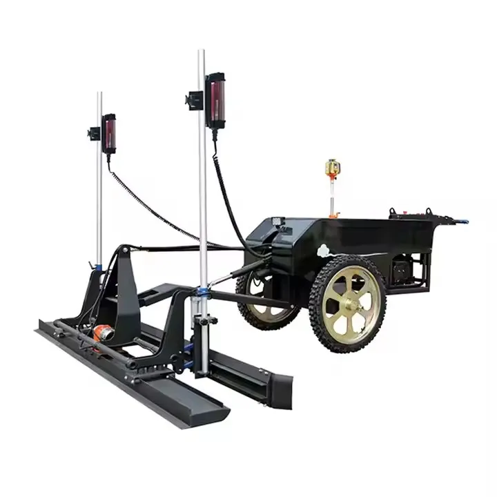 Small Walk Behind Screed Machine Lightweight Concrete Floor Leveling Smoothing Construction Tool view 5
