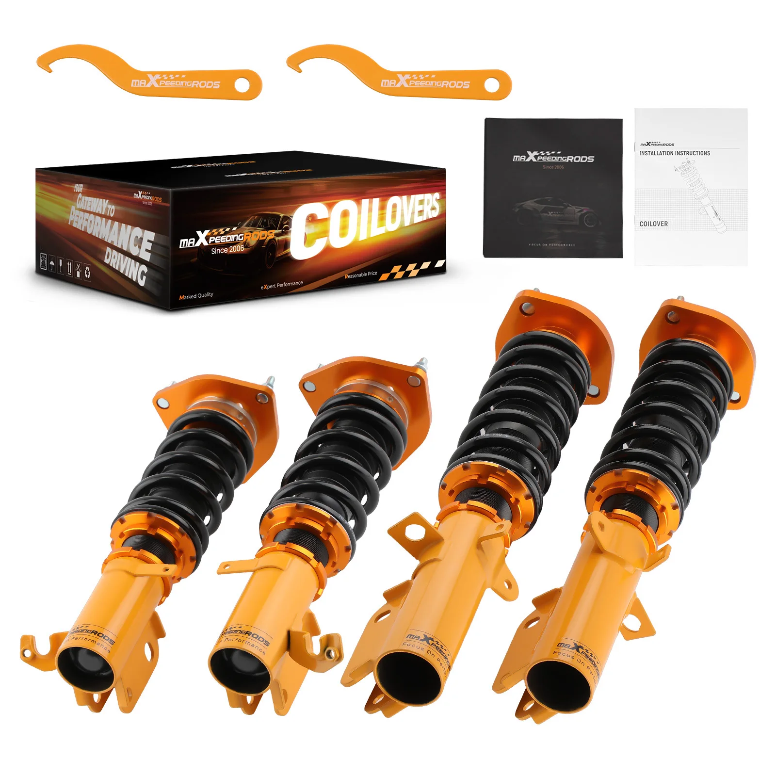 

MaXpeedingrods Damping Coilover Suspension Shock for Toyota Corolla E90 E100 E110 AE92 AE101 AE111 Lowering Kit