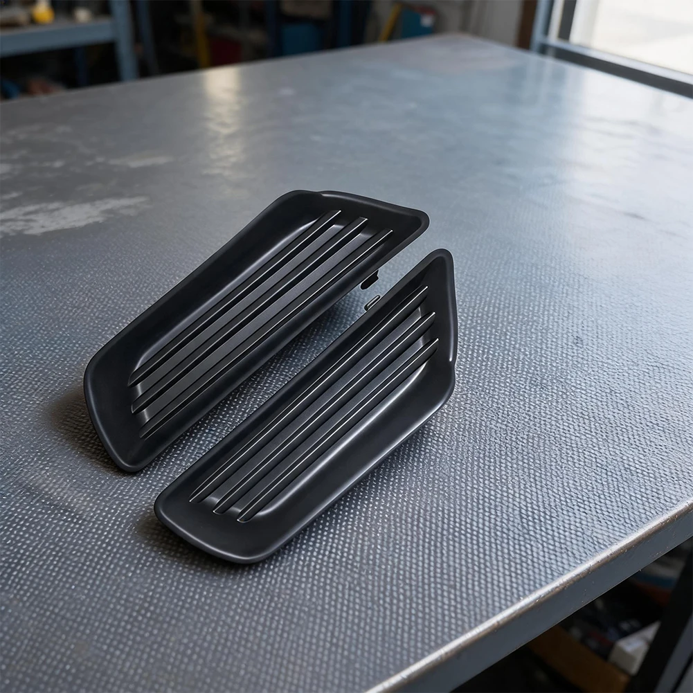 Black Plastic Fog Light Insert for Toyota For Camry 2007-2009 LE Base Trim Direct Mount Bezel Pair 52128-06050 52127-06050