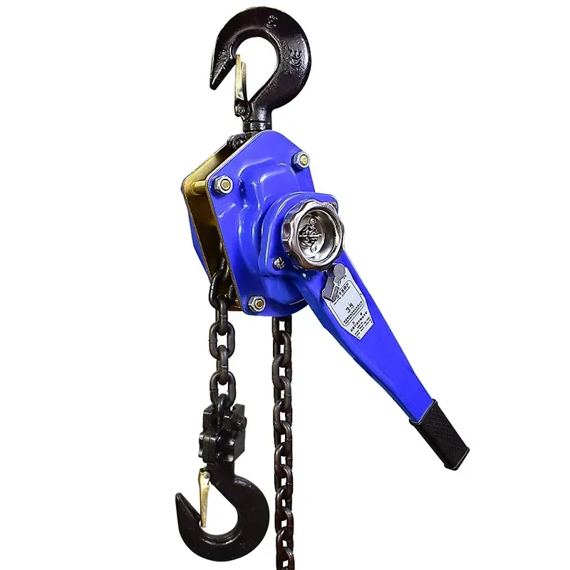 Manual Hoist 1.5t 3m Rescue Chain HoistNew Forged Hook, Sturdy and Durable with Safety Locking Function