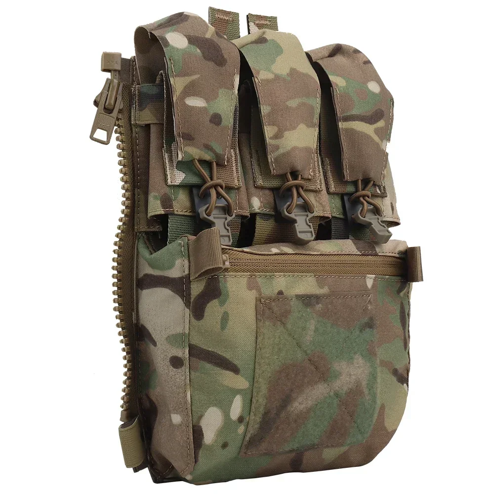

V5 FCPC Sport Vest Back Panel Zipper on Backplate Airsoft Vest Expansion Bag Triple Pouch Vest Plate Carrier Accessories