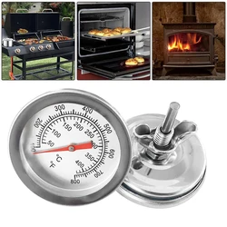 Thermomètre de Barbecue au charbon de bois, pour four, jauge, accessoires de cuisine, mesure du matériau métallique