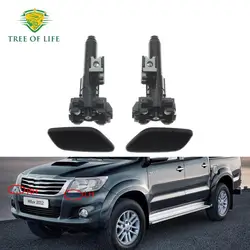 For Toyota Hilux 2015+ Front Bumper Headlight Washer Spray Nozzle Jet Cover Cap 85207-0K040 85208-0K040 850440K120 850450K130