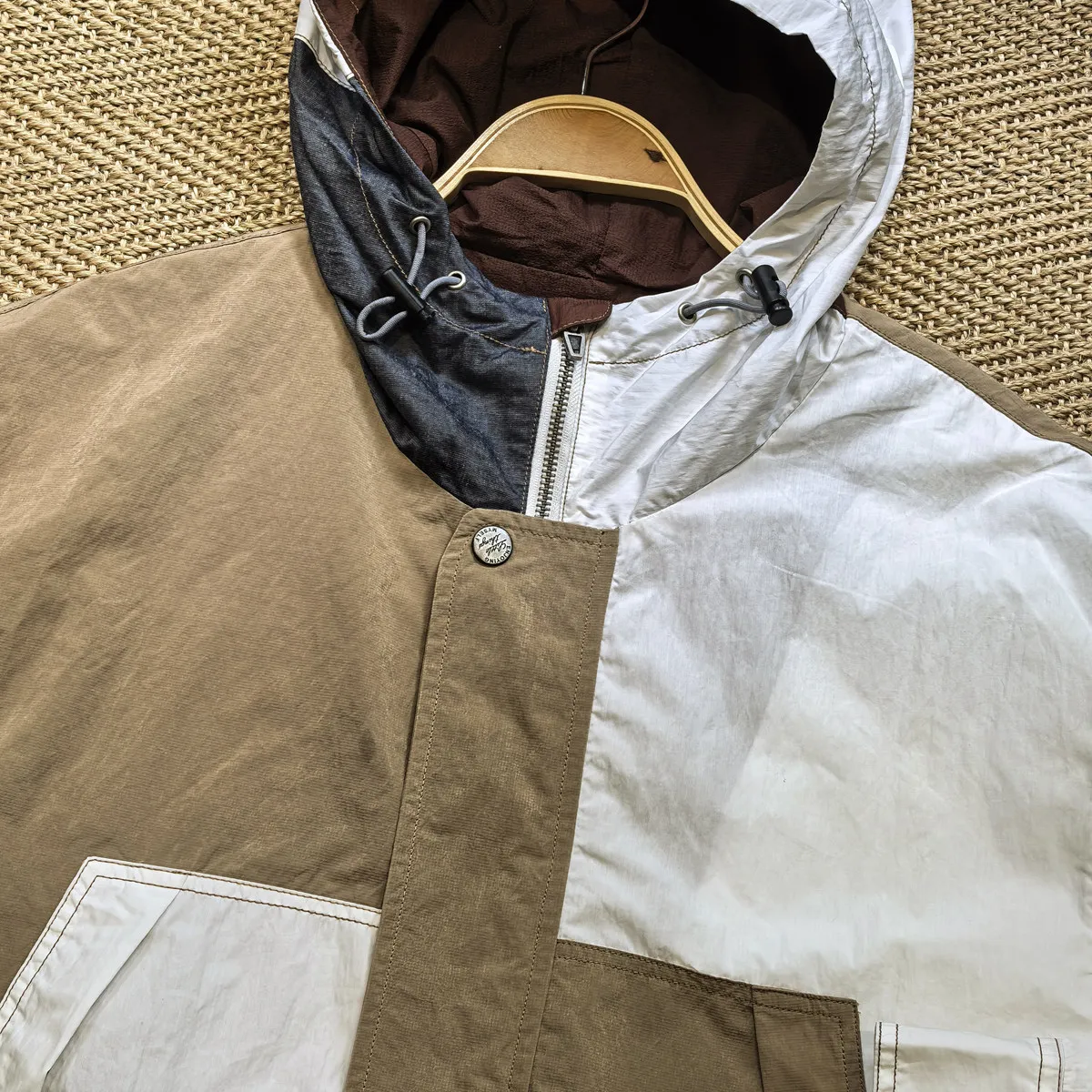 2026 New Special Multicolor Autumn Hooded Jacket Coat Baggy Coat Youth Jacket Thin Retro
