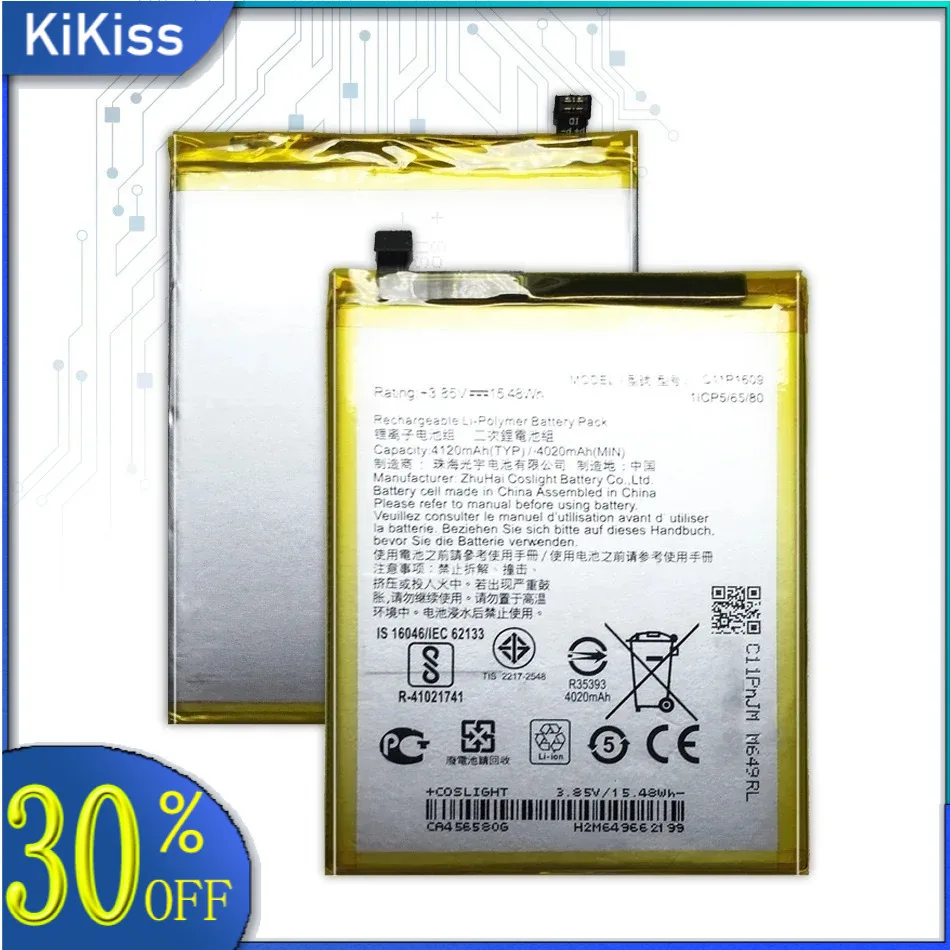 Asus用大容量電話バッテリー,無料ツール,c11p1706,zb601kl,zb602kl,x00tdb,x00tde,4850mah