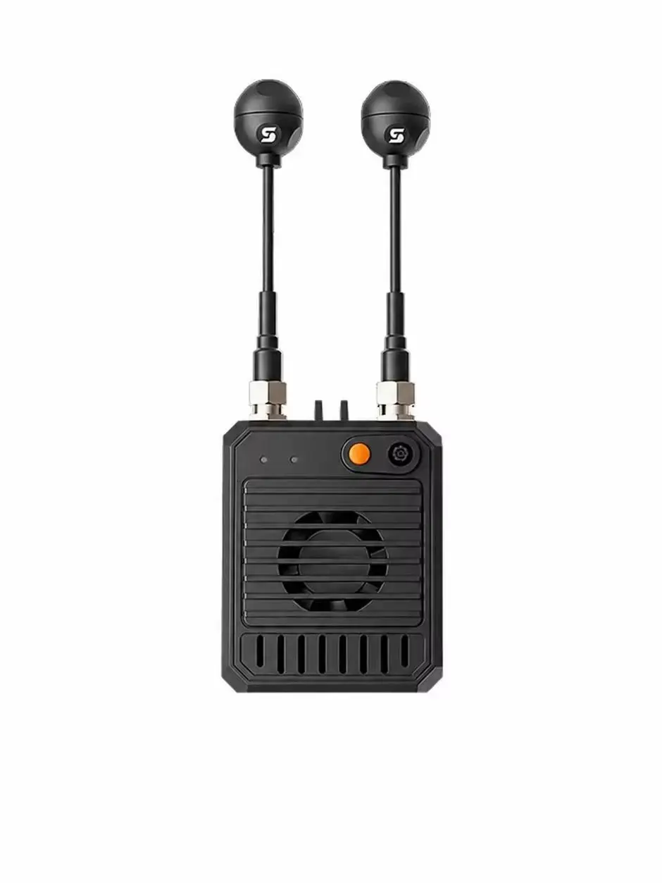 1080P60FPS Digital FPV VRX Receiver Ground Station HDMI DP Output Dual Antenna Dual Screen Low Latency Over 25M for FPV Drone