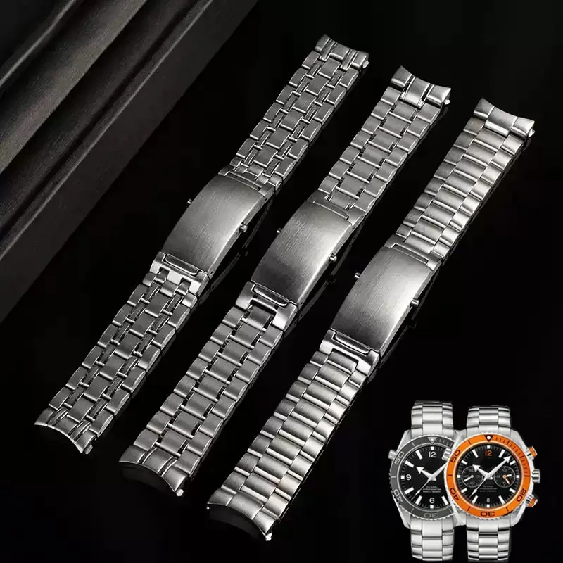 

Ремешок для часов Omega Seamaster 300 Ocean Universe 600 Observatory, ремешки для часов из твердой нержавеющей стали, ремешок для часов 20 мм, ремешок на запястье