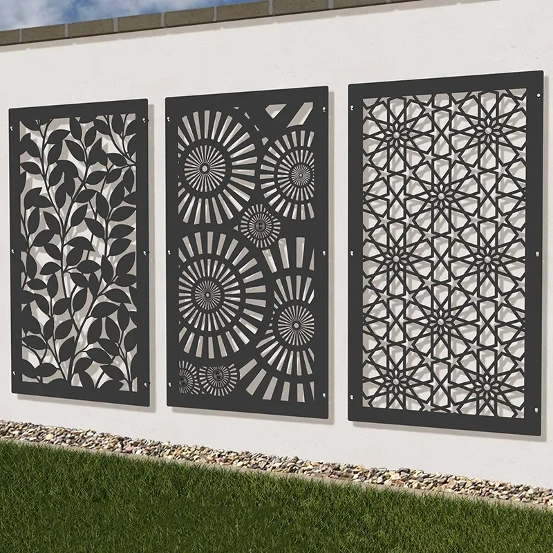

'Laser cut Decorative Metal Room partition Dividers Screen Corten Steel Screens Room Dividers