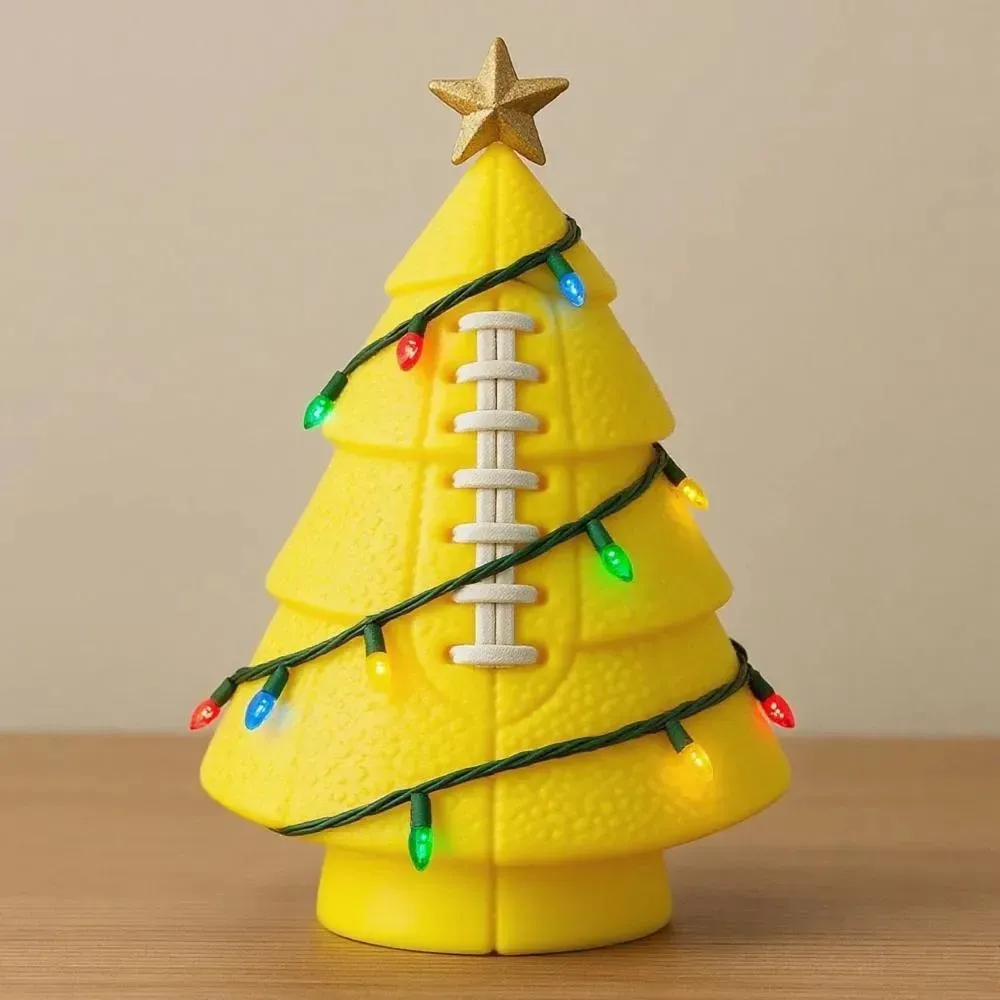 Resin Football Statue Baseball Christmas Tree Decoration Merry Christmas Gift Festival Atmosphere Decoration Desktop Ornament